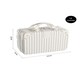image 5 of Living and Home Portable Plastic Makeup Case for Travel White | Personal Item