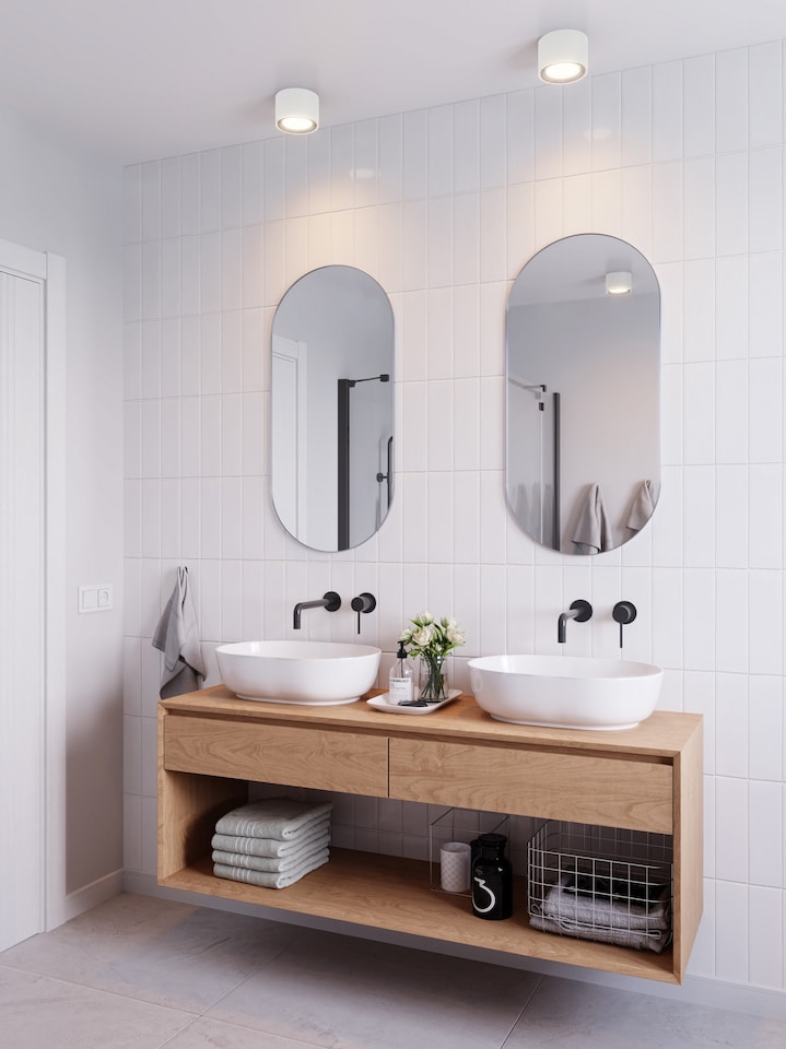 image 1 of Landon 8 | Bathroom lighting | White