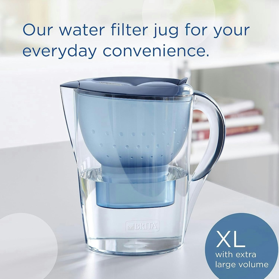 image 1 of BRITA Marella XL Water Filter Jug Blue (3.5L) incl. 1x MAXTRA PRO Pure Performance Cartridge
