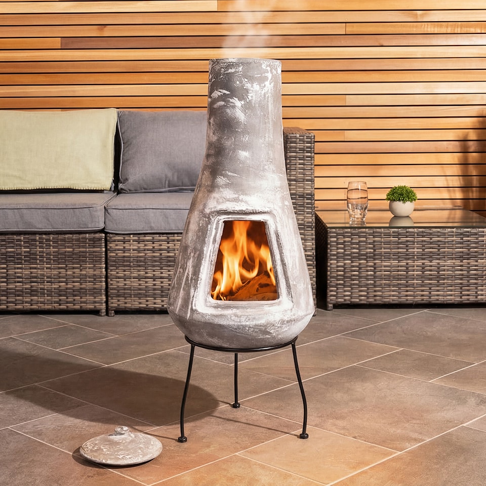 image 1 of CHARLES BENTLEY SNUG Medium Barcelona Clay Chiminea
