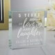 image 1 of Personalised Arrow Anniversary Crystal Token Clear | One Size