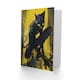 image 2 of Werecat Portrait Art Black Cat Lover Halloween Card