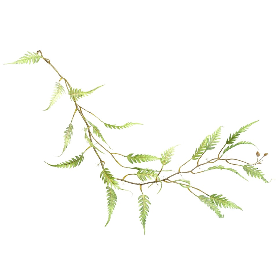 image 1 of Artificial Hanging Trailing Plant Fern Plant