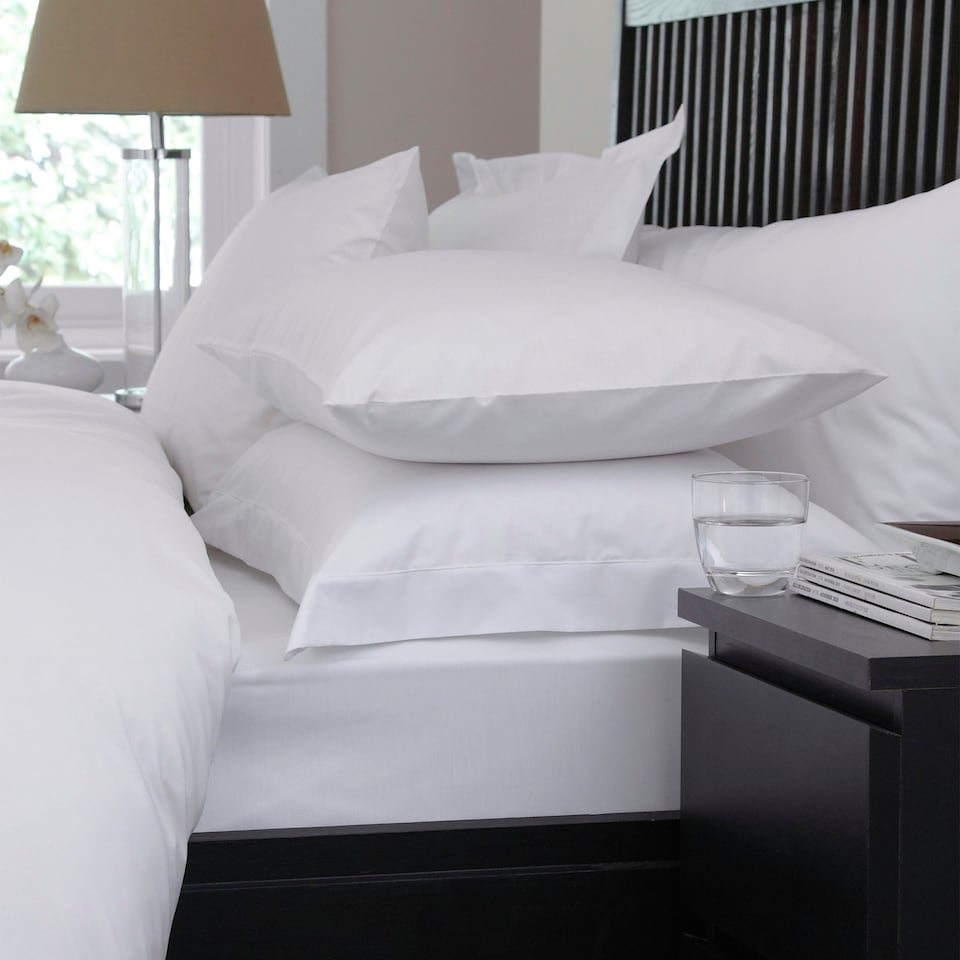 Percale Classic Pillowcase White White