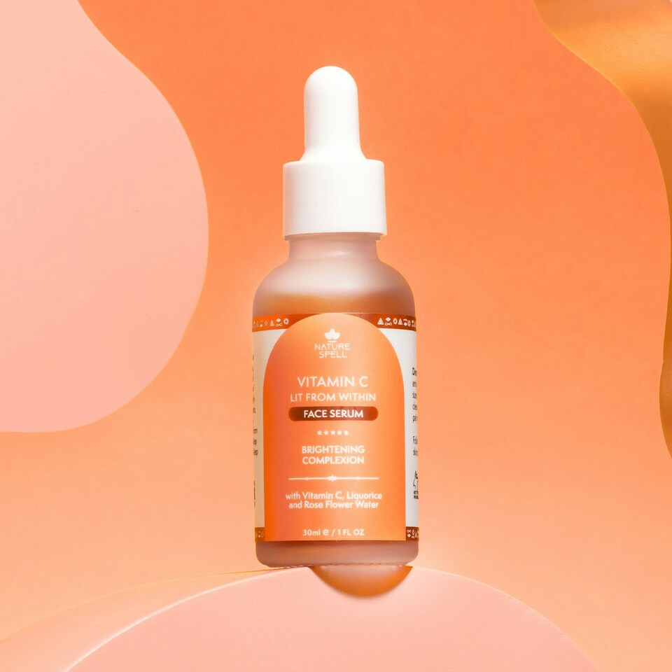 image 1 of Nature Spell Vitamin C Brightening Skincare Set - Toner + Serum + Moisturiser