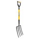 image 1 of JCB Professional Solid Forged Contractor Garden Fork Heavy-Duty Steel 190 x 280mm JCBCF01