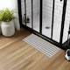 image 2 of Non Slip Narrow Shower Mat Bath Mat 61cm x 25cm