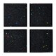 image 2 of Heavy Duty Anti-Vibration Noise Reducing Rubber Pads 10cm x 10cm Black | Pack of 6