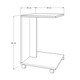 image 5 of Adore Florida Oak Effect Sofa Laptop Table on Castors - Mobile Side Table Brown