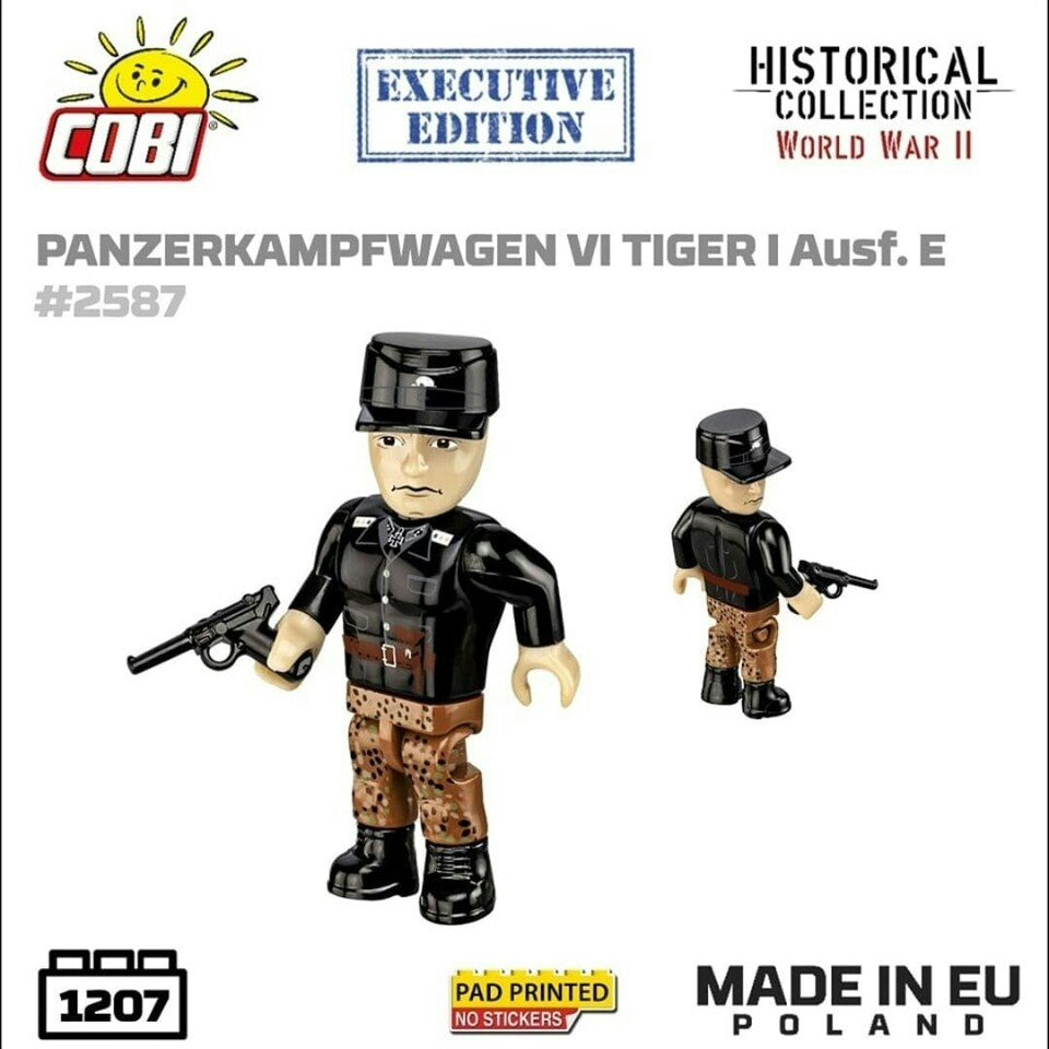 image 1 of Executive Edition Panzerkampfwagen VI Tiger Ausf. E. tank brick model - COBI 2587 - 1207 bricks