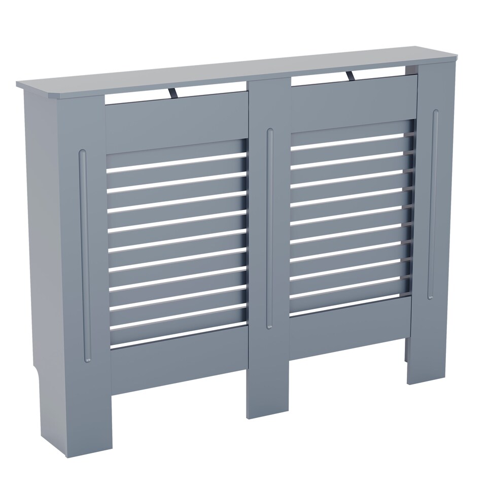 image 1 of Vida Designs Milton Radiator Cover Grey, Medium