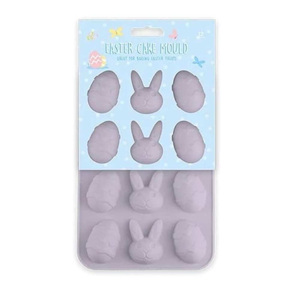 Easter Character Pastel Lilac Silicone Non-Stick Cake Mould | Multi