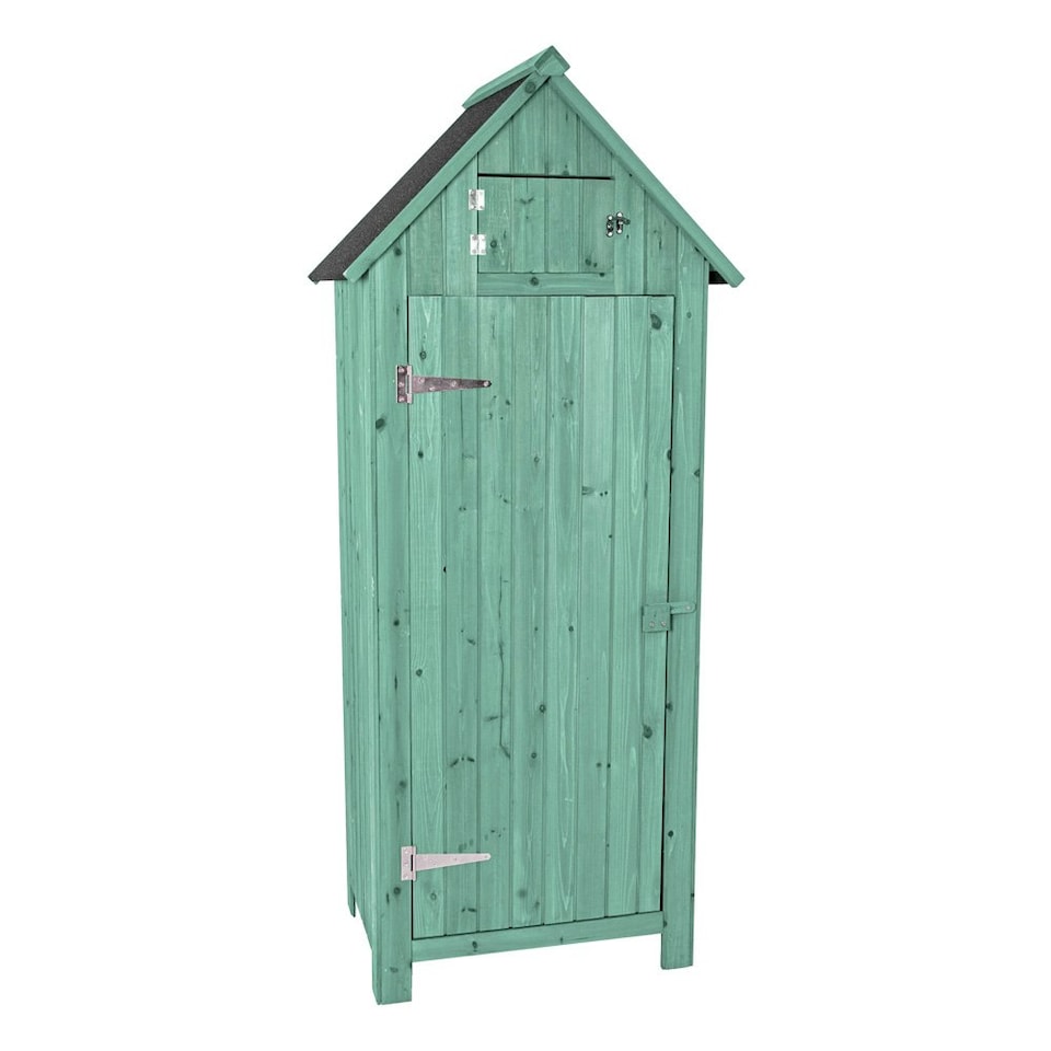 image 1 of Bideford Tall Garden Storage Unit Blue