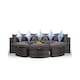 image 4 of Monaco Luxury Large Rattan Garden Sofa Set