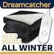 image 7 of Dreamcatcher Black Soft Microfleece & Sherpa Electric Blanket Heated Throw 160x120cm | Black | Black | 1