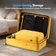 image 6 of Vonhaus Hard Shell Suitcase Set 3 Piece with TSA Lock | Yellow | Yellow