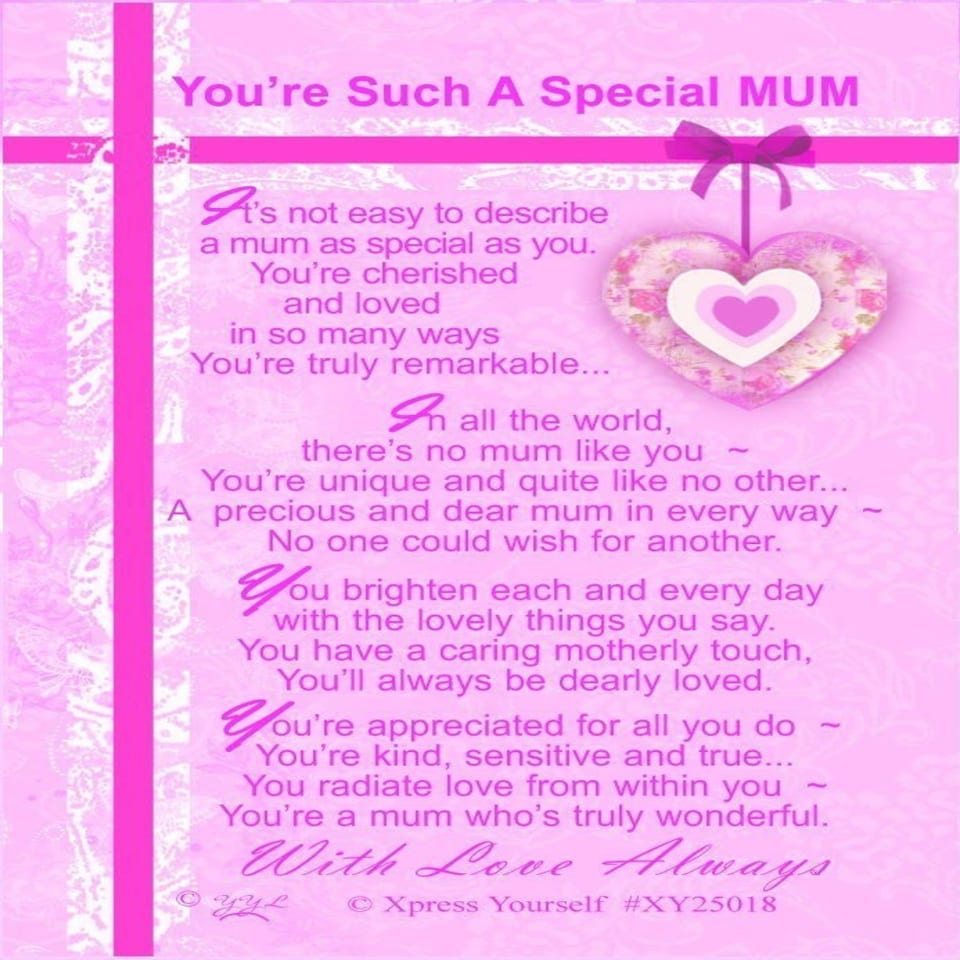 image 1 of Such A Special Mum Nice Verse Xpress Yourself Keepsake Wallet Purse Greeting Card