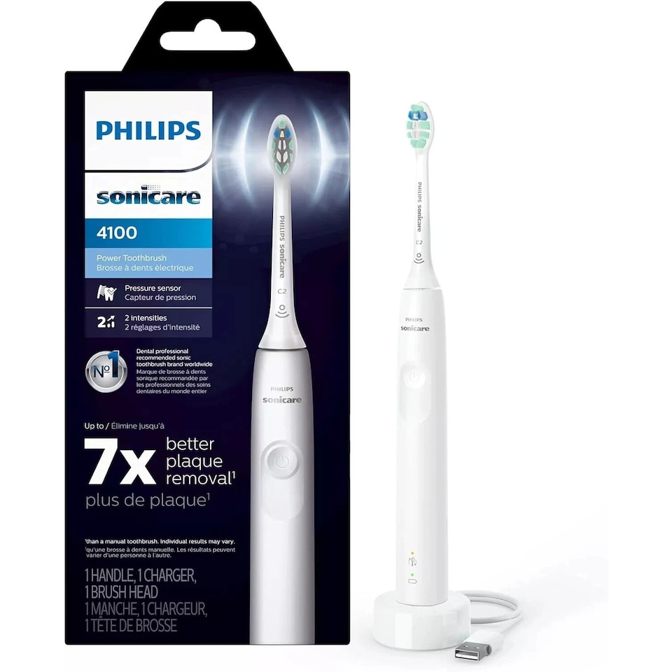 image 1 of Philips Sonicare 4100 Rechargeable Electric Toothbrush