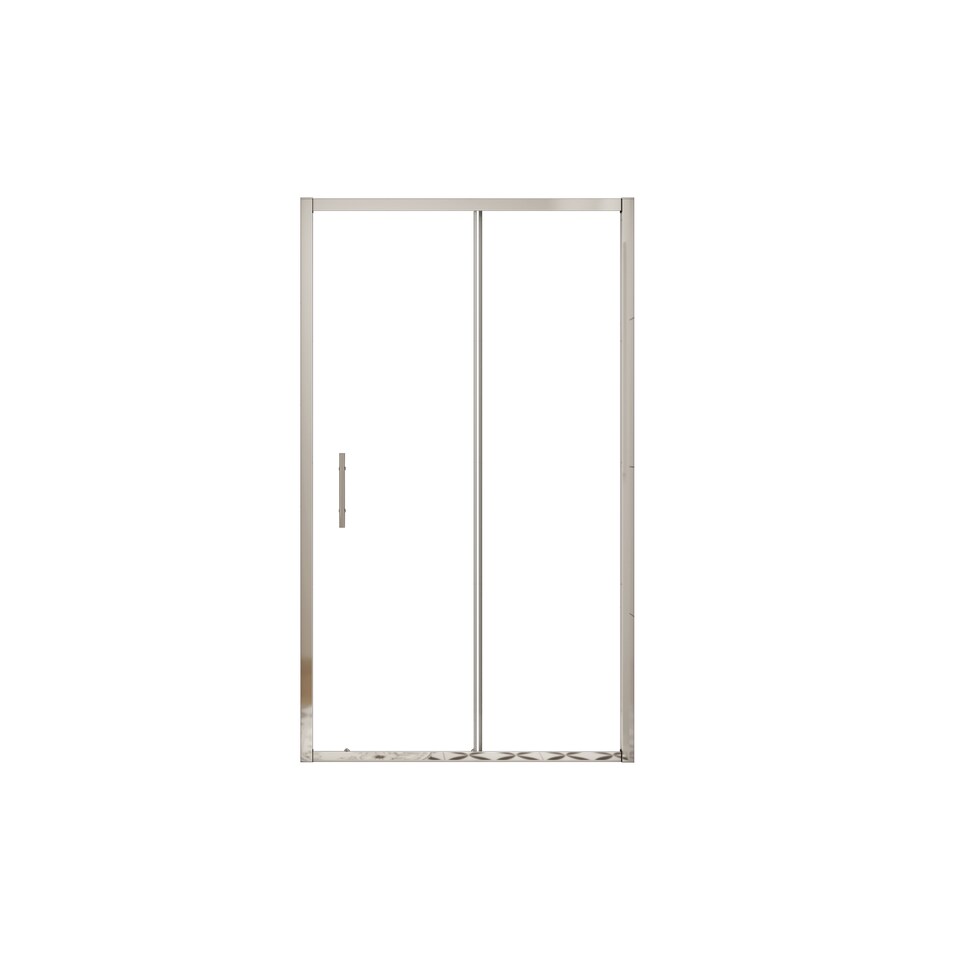 image 1 of Aica Bathrooms 1200x1850mm Sliding Shower Enclosure Shower Screen WalK In Glass Door Cubicle | Chrome