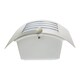 image 4 of Modern Outdoor IP44 Stainless Steel Flush Wall Lamp Fitting with PIR Sensor | Silver | Stainless Steel | 1