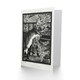 image 2 of Edouard Manet Art Card Black White Cat and Flowers