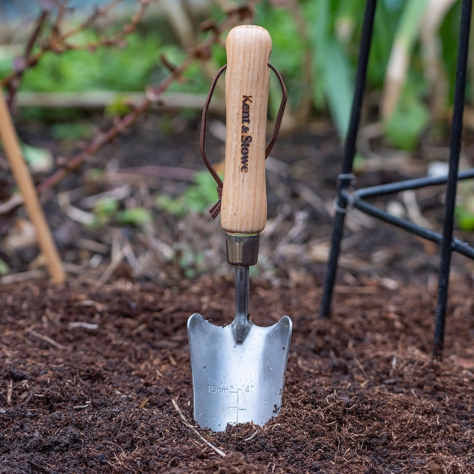 image 1 of Kent & Stowe Stainless Steel Hand Transplanting Trowel | Multi | 1 x Transplanting Trowel