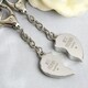 image 6 of Personalised Best Friends Two Hearts Keyring