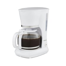 GEEPAS 1.5L Filter Coffee Machine 800W, White
