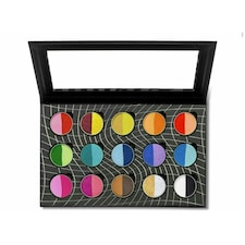 Rainbow Split - 15 Pan Palette - Glisten Cosmetics Multi