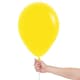 image 2 of Fashion Solid Sunshine Yellow Sempertex Biodegradable Latex Balloons 30cm / 12 in - Pack of 50