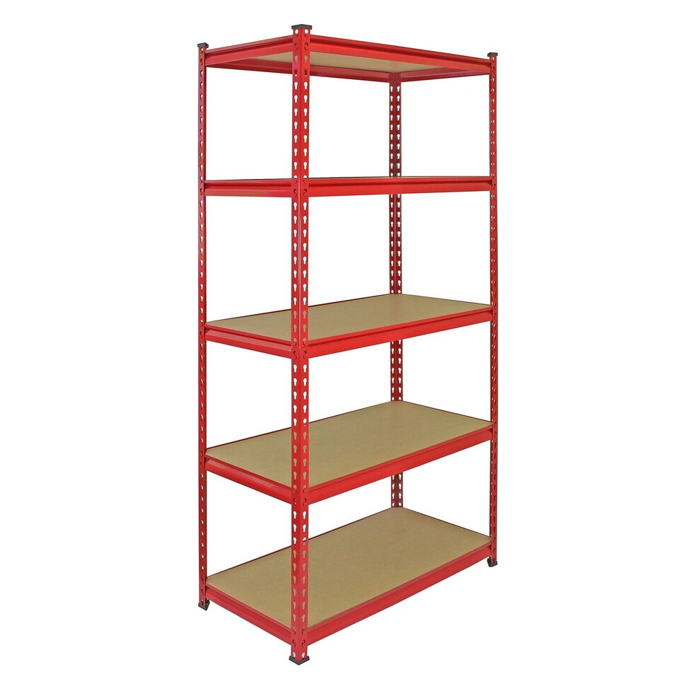 image 1 of 3 x Z-Rax Metal Racking Unit Red 90cm & Free Mallet Red