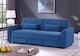 image 5 of Baxter 3-Seater Corduroy Clic-Clack Sofa Bed with Hidden Storage - Blue | Blue | Blue | Three Seater | 1
