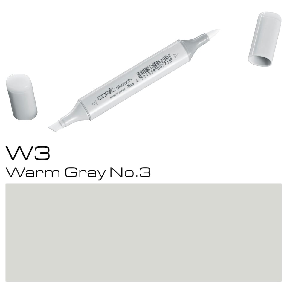 image 1 of Copic Sketch Marker, Warm Gray No.3, Single Pen