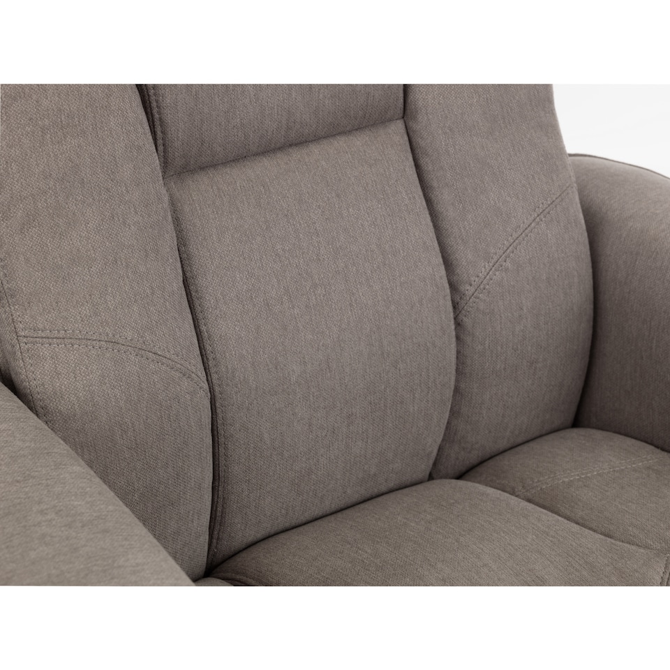 image 1 of Malmo Swivel Recliner & Stool - Grey
