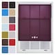 image 1 of FURNISHED Daylight Roller Blinds with Triple Round Eyelets Easy Install Cut to Size | Purple | Aubergine | (W) 90cm x (L) 210cm