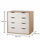 image 3 of Alton 3+2 Drawer Chest White & Oak