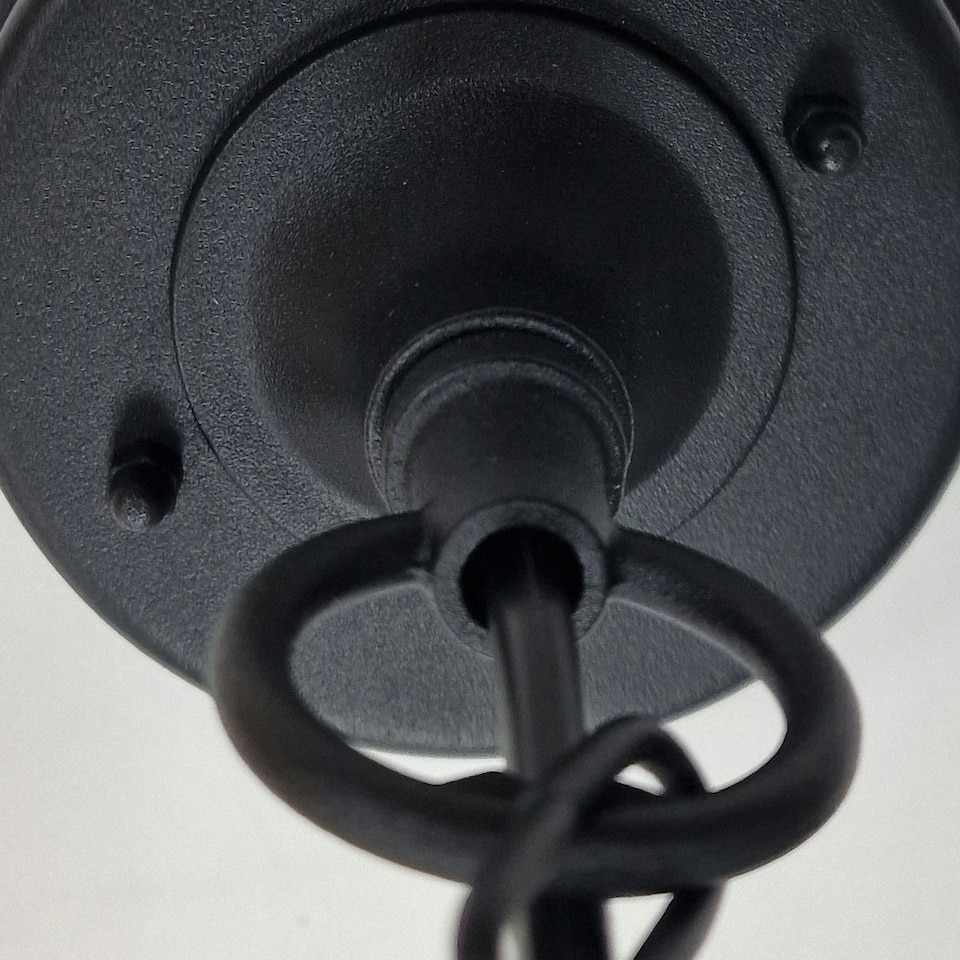 image 1 of Parish Outdoor Pendant Ceiling Light, Black IP44