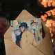 image 3 of Toulouse Lautrec Art Card Alfred la Guigne in a Cafe