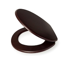 Wooden Toilet Seat Mahogany - One Colour - One Size