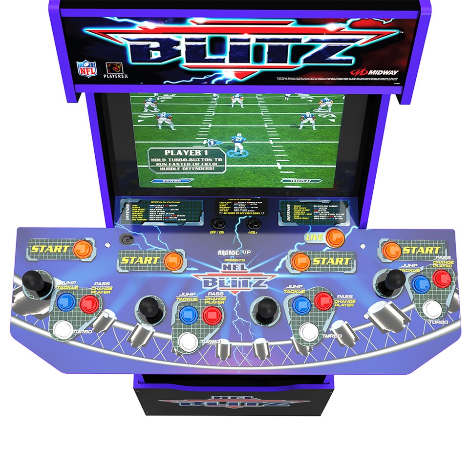 image 1 of Arcade 1Up - NFL Blitz 3-in-1 Wifi Enabled Arcade Machine | Multi | XL