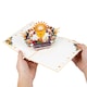image 2 of Religious Symbols & Floral First 3D Pop Up Holy Communion Card