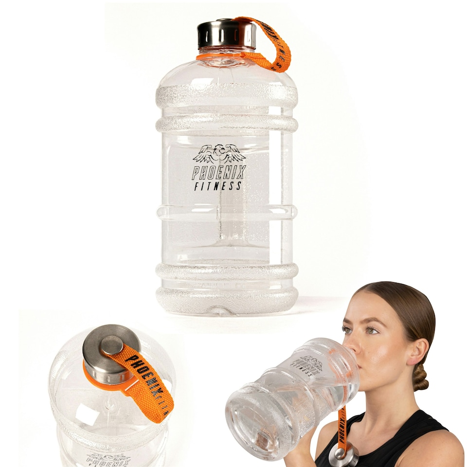 image 1 of Phoenix Fitness  2L Drinks Hydration Water Bottle - Clear