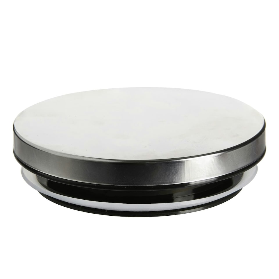 image 1 of Argon Tableware Scandi Storage Jar with Metallic Lid - 550ml - Silver