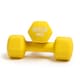 image 7 of Pair of 4kg Hex Anti Roll Neoprene Non Slip Hand Dumbbells Workout Weights
