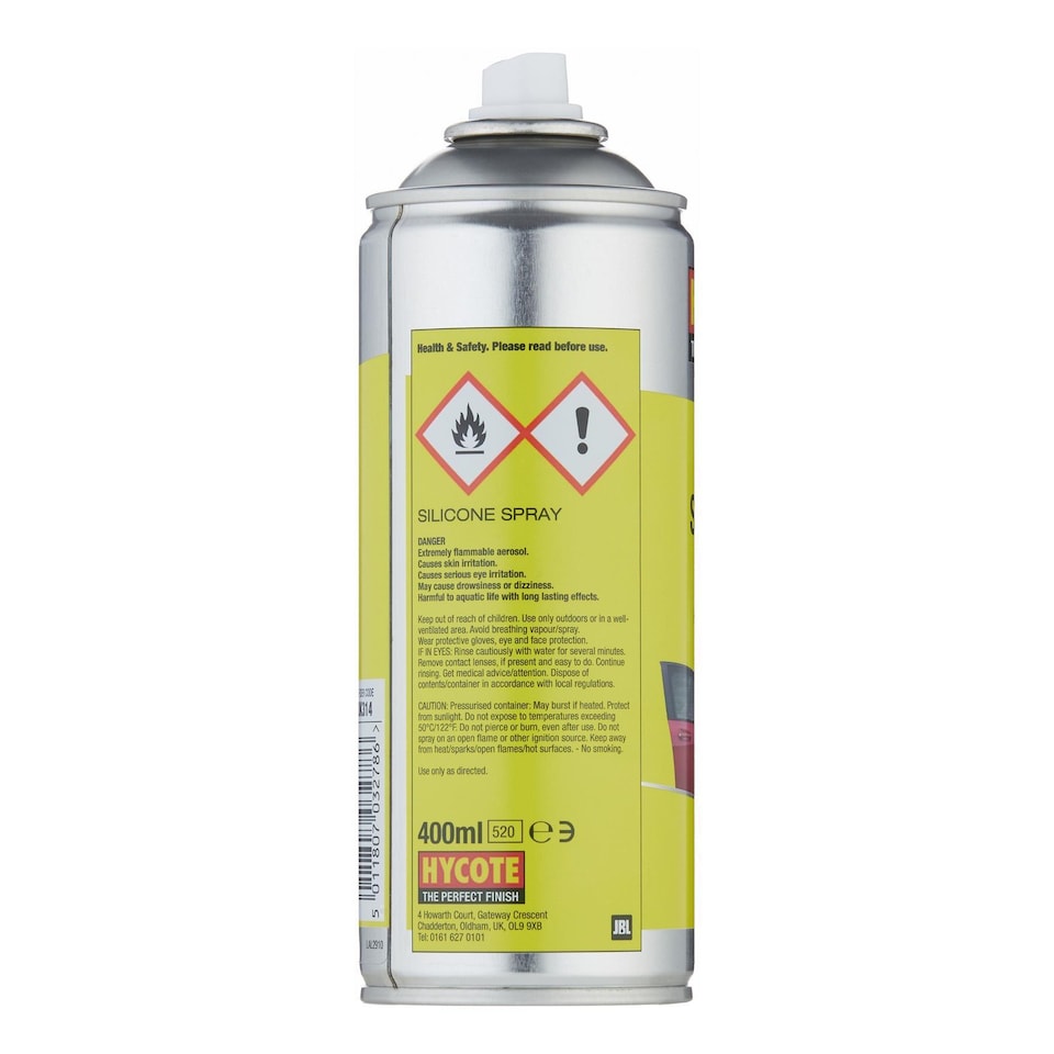 image 1 of Hycote Workshop Silicone Spray Heavy Duty Lubricant - 400ml x3
