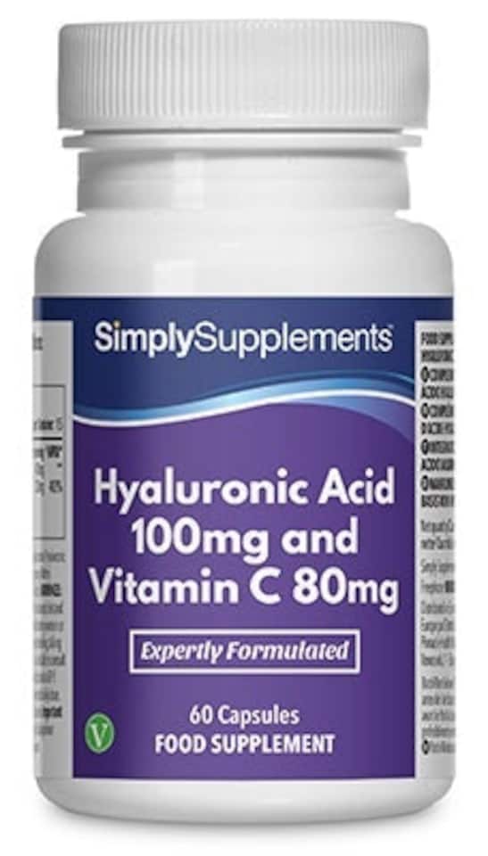 image 1 of Hyaluronic Acid 100mg with Vitamin C 80mg - 60 Capsules