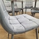 image 6 of Dining Table Set with 6 Chairs Dining Room, and Kitchen table set of 6 Clear