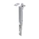 image 1 of Timco - Lever Action Flush Bolt - Polished Chrome (Size 200 x 19mm - 1 Each)