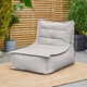 image 3 of icon Dolce Indoor Outdoor Bean Bag Lounger Grey Patio Chairs Grey