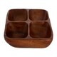 image 1 of Kora Acacia Four Section Serving Dish